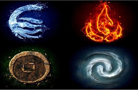 براساس طب سنتی، جهان نظام طبیعت بر پایه چهار عنصر اصلی آفریده شده